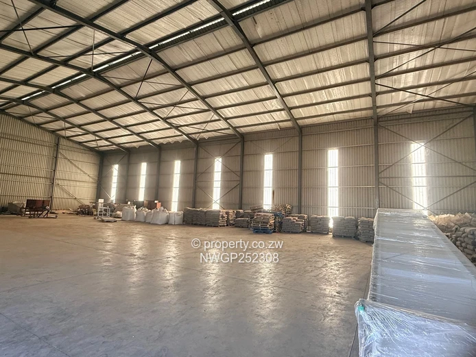 Donnington West: 9,402m² Industrial with 800m² Blue Warehouse & Borehole